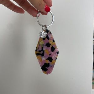 Lululemon colorful key chain